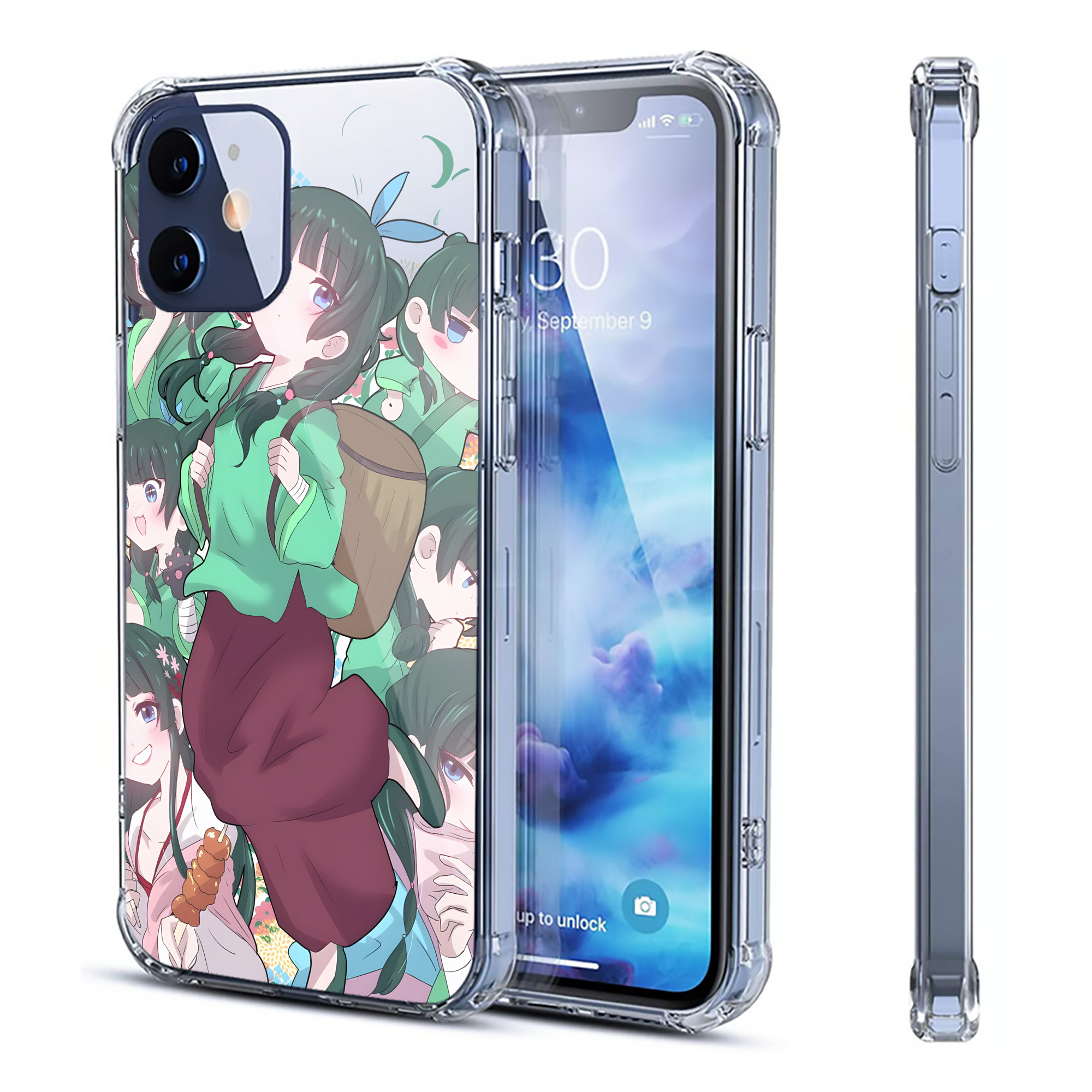 （画像用） 薬屋のひとりごと The Apothecary Diaries 【iPhone 12シリーズ対応】透明スマホケース（クリアソフトケース）